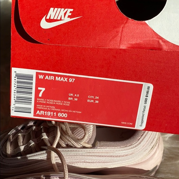Nike Air Max 97 “Barely Rose” - Picture 3 of 6